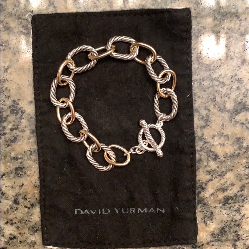 Gold & Silver chain bracelet
